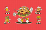 Groovy Food Mascot Illustration, a Food Illustration by Decoconio Design (Thumbnail 2 of 7)
