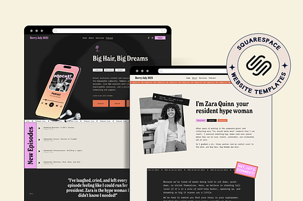 Squarespace Website template, a Squarespace Template by Ciel Lumiere