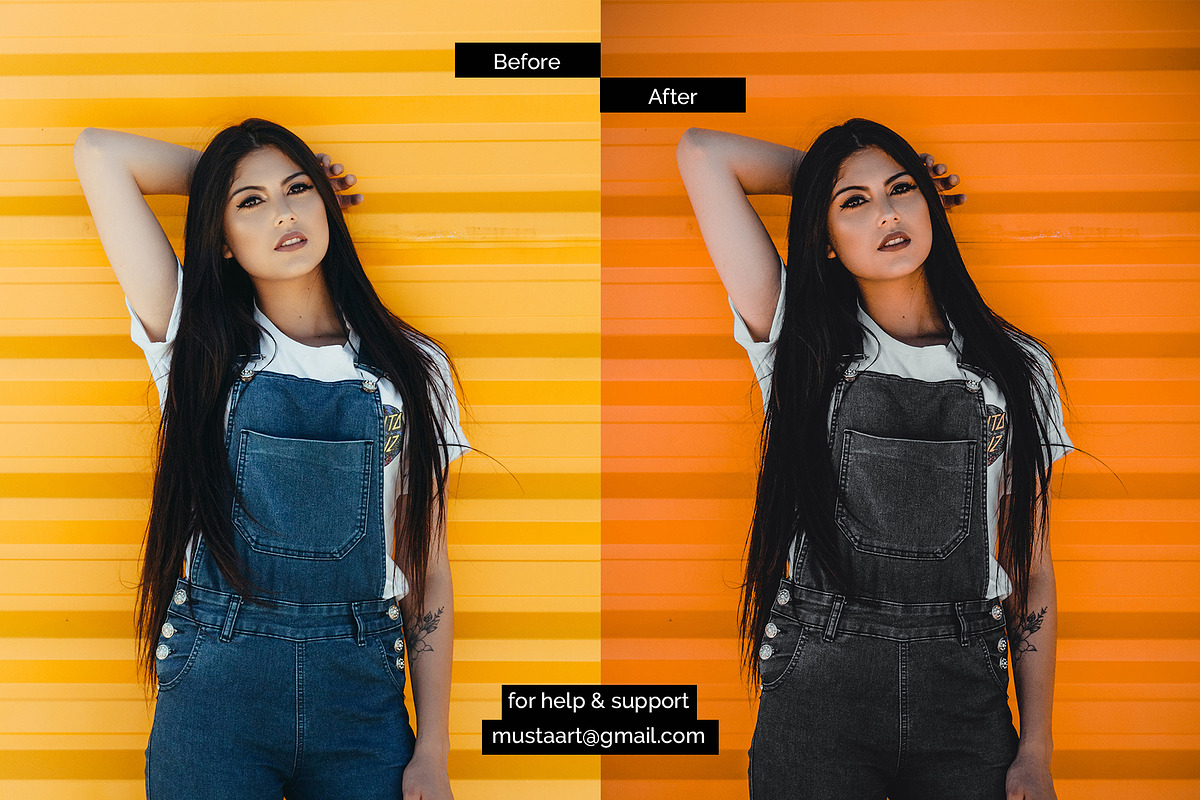 Black x Orange - Urban CR Filter, an Action Add-On by MustaART (Photo 3 of 15)