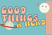 Eleven Planet - Groovy Font, a Font by Arendxstudio (Thumbnail 6 of 10)