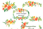 Summertime Bouquets - Watercolor Flo, an Illustration by SmallHouseBigPony (Thumbnail 6 of 6)