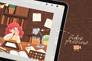 Illustration Brushes 2: Procreate, a Brush Add-On by Leonard Posavec (Thumbnail 5 of 8)