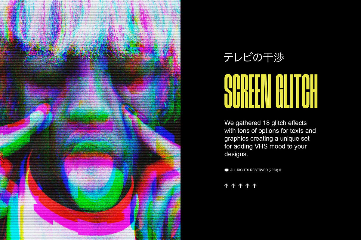 Classic Glitch Effects Collection, a Layer Style Add-On by pixelbuddha.net (Photo 3 of 12)