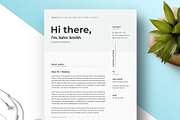 Clean Resume Template, a Resume Template by PicoartBd (Thumbnail 2 of 4)
