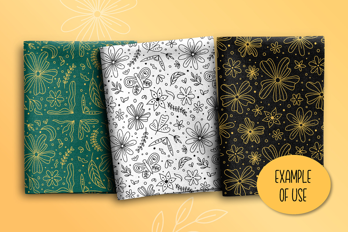 Whimsical Florals Patterns Clipart, a Pattern Graphic by AnnaViolet_store (Photo 13 of 14)