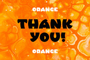 Orange display typeface, a Symbol Font by Anna Zakharchenko (Thumbnail 23 of 23)