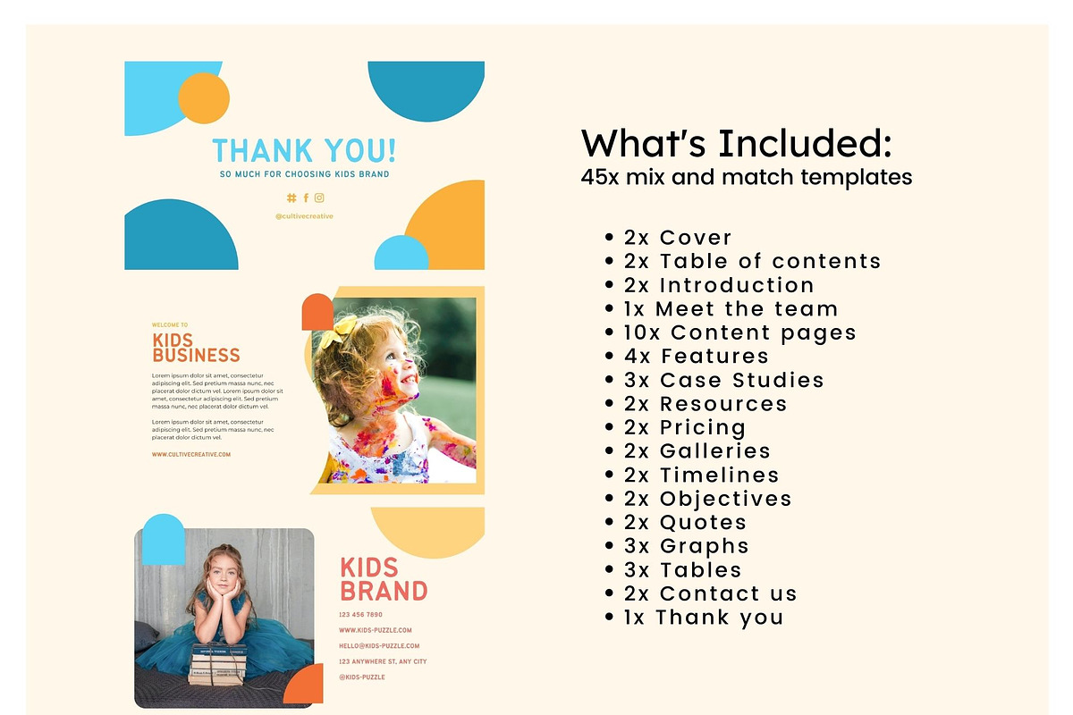 Kids Presentation, a Presentation Template by Cultive Creative (Photo 3 of 14)