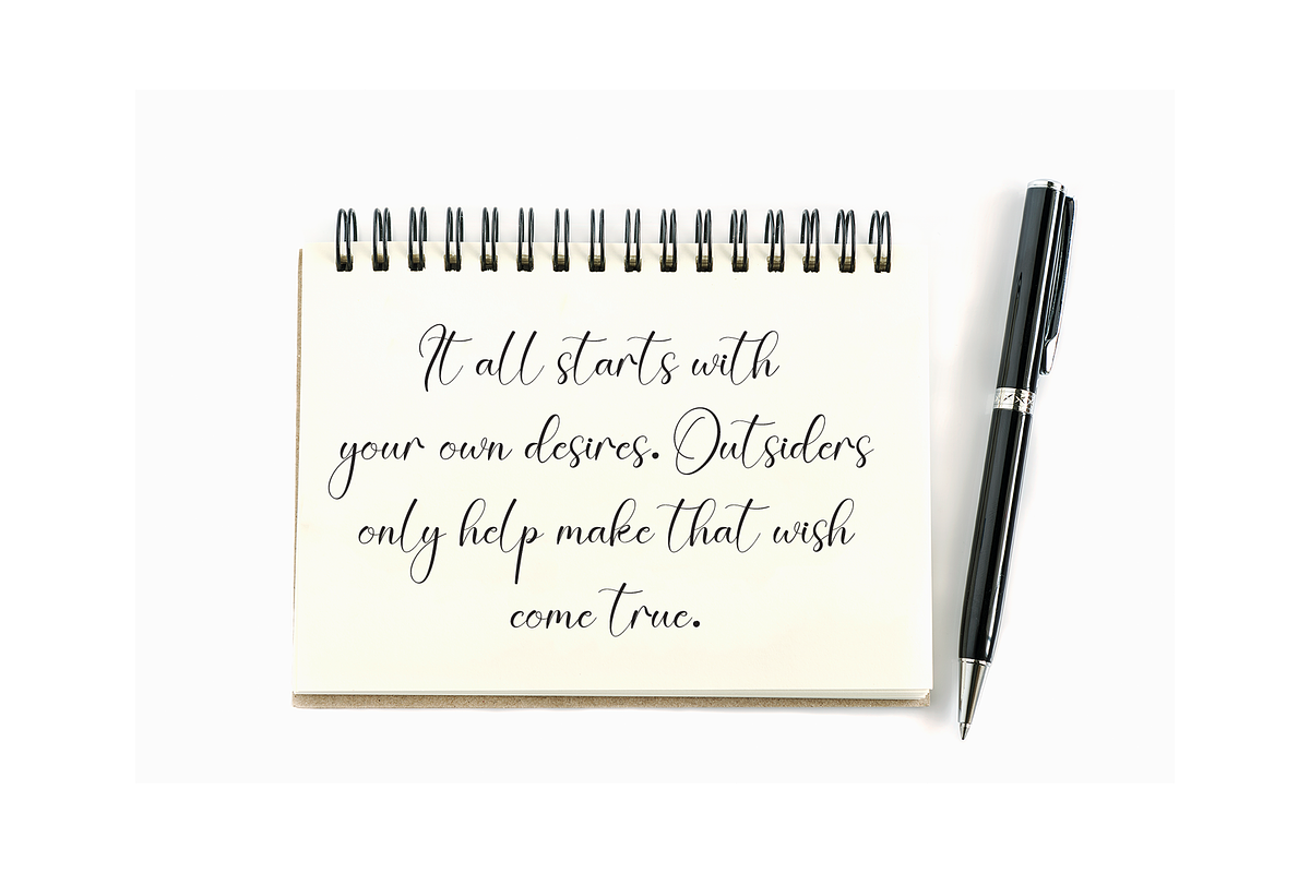 Outside | Script Font, a Handwritten Font by Scratchones (Photo 3 of 9)