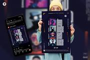 Progressive Club Party Flyer/Poster, a Flyer Template by pixelsao (Thumbnail 1 of 2)