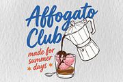 Summer Coffee Affogato Hand Drawn PN, an Illustration by DreamPrint404 (Thumbnail 1 of 6)
