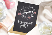 Chalkboard Wedding design elements., an Illustration by KatPush (Thumbnail 3 of 3)