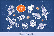 Space icons set, an Icon by Teneresa (Thumbnail 1 of 2)