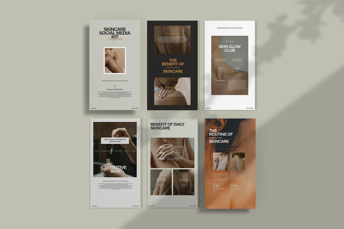 SKINCARE | Social Media Kit, a Social Media Template by Creatiya Type (Photo 2 of 6)