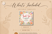 Wildflower Birthday Thank You Canva, a Marketing Template by KennedyStudio (Thumbnail 6 of 6)
