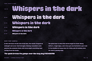 Oblq BoldRot | Horror Display Font, a Sans Serif Font by Oblique Foundry (Thumbnail 6 of 15)