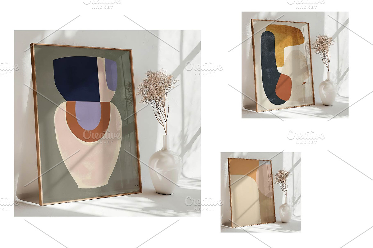 LARGE MINIMALIST Display for Art, a Household Mockup by MOAROShop (Photo 6 of 6)