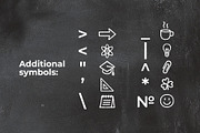 Chalk Craft Handwritten Font, a Handwritten Font by Graphic Spirit (Thumbnail 12 of 13)