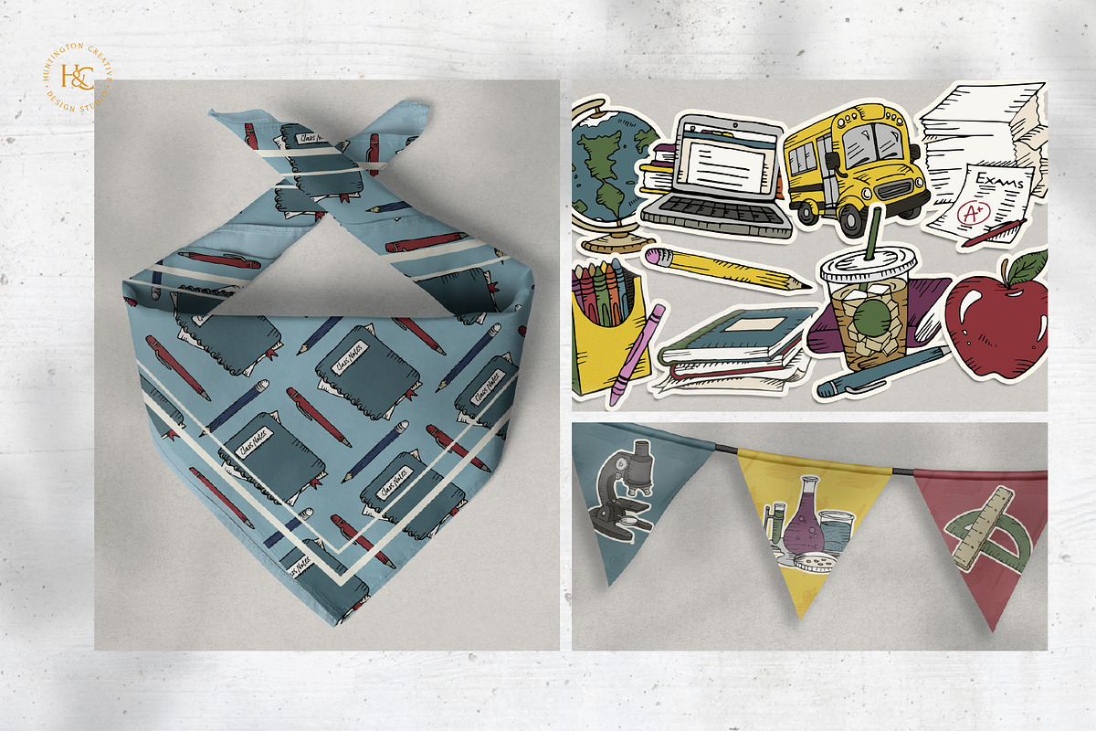 Hand Drawn Back to School Images, an Education Illustration by H&C Drawings & Designs (Photo 13 of 15)