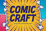 Comic Craft – Another Cartoon Font, a Sans Serif Font by Gassstype (Thumbnail 1 of 8)