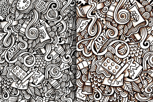 Art Graphics Doodles Patterns