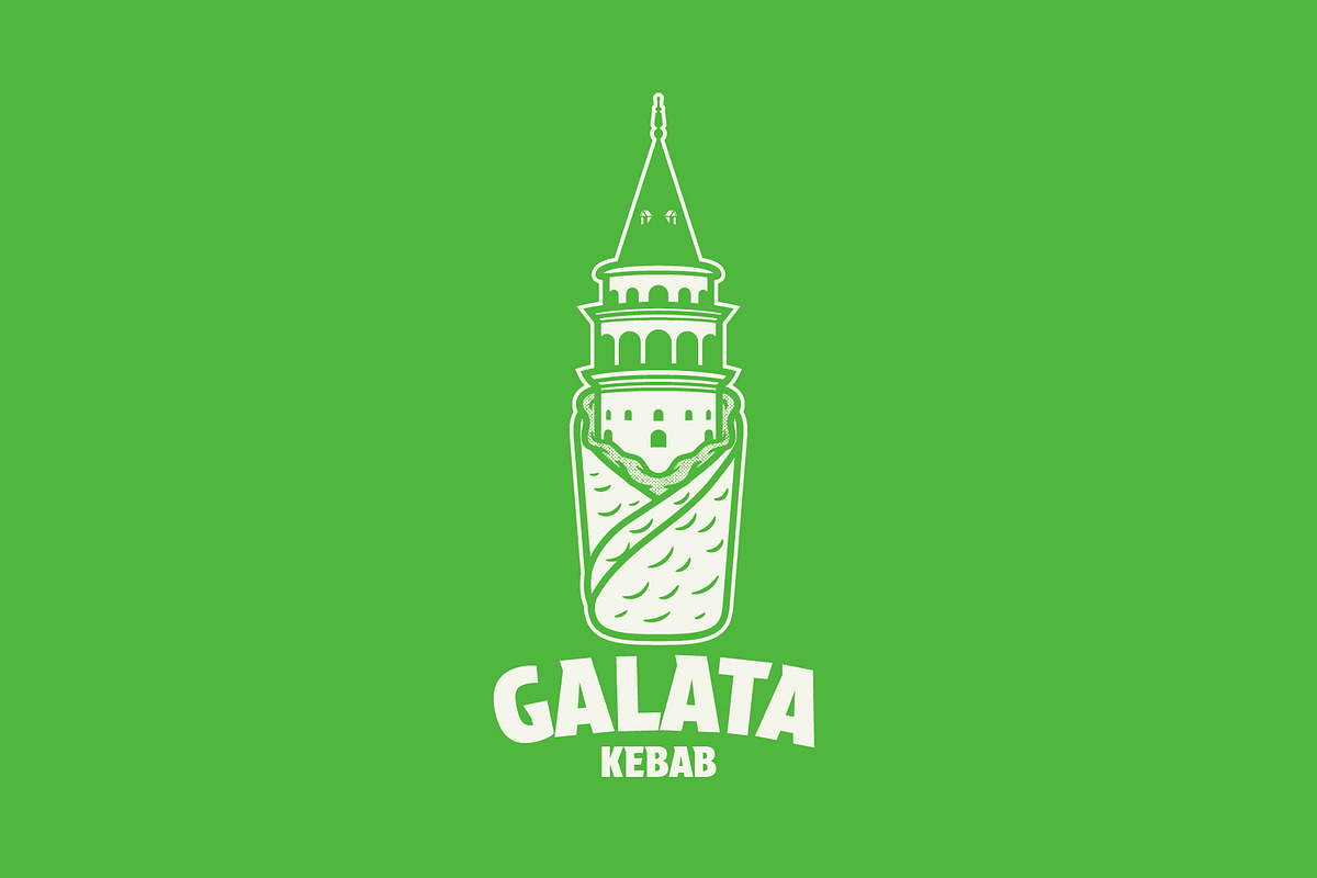Galata Kebab Logo Template, a Branding & Logo Template by Kreasi Malam (Photo 4 of 4)
