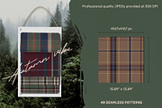 48 Plaid & Tartan Patterns, a Pattern Graphic by IuliiaSavko (Thumbnail 2 of 13)