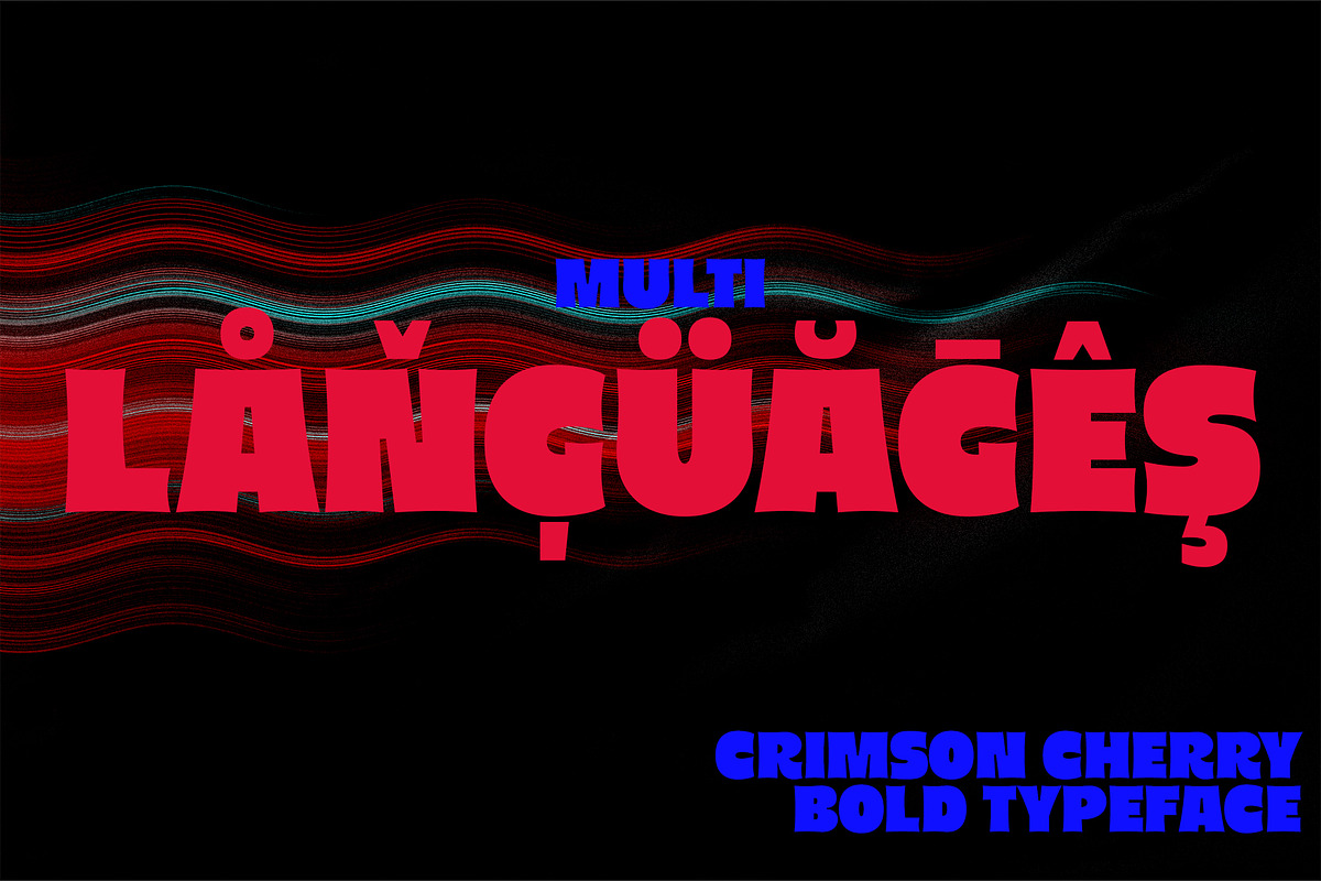 Crimson Cherry bold typeface, a Sans Serif Font by BilberryCreates (Photo 16 of 16)