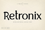Retronix - Retro Display Font, a Serif Font by Wow Magic (Thumbnail 1 of 5)