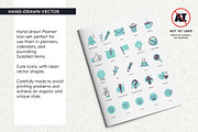 Colorful Planner Icon Set, a Duotone Icon by insemar (Thumbnail 2 of 5)