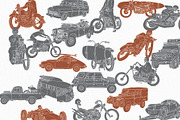 Beau Machines Illustration, a Transportation Illustration by Megflags (Thumbnail 2 of 9)