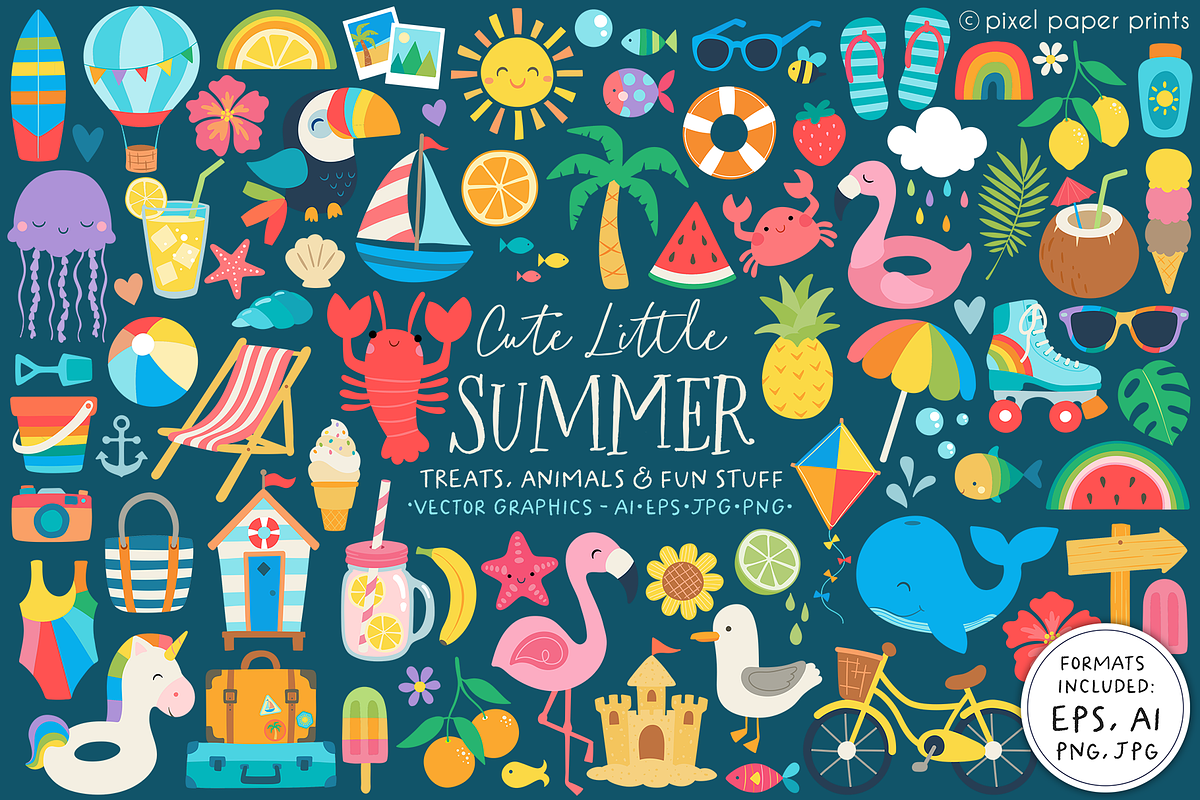 Cute Little Summer, a Graphic by PixelPaperPrints (Photo 1 of 8)