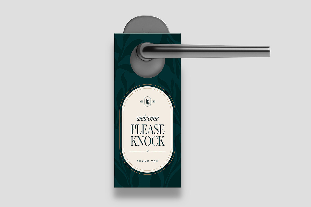 Door Hanger Template, a Stationery Template by BrandPacks (Photo 4 of 7)