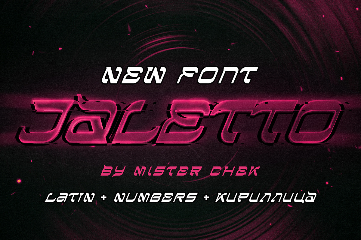 Jaletto, a Font by Mister Chek (Photo 1 of 3)