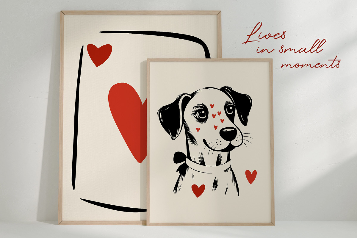Game of Love romantic posters, a Background Graphic by MixedArt (Photo 11 of 11)