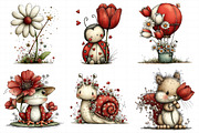Whimsical Spring Clipart Bundle, an Illustration by Daily.Designs (Thumbnail 7 of 8)