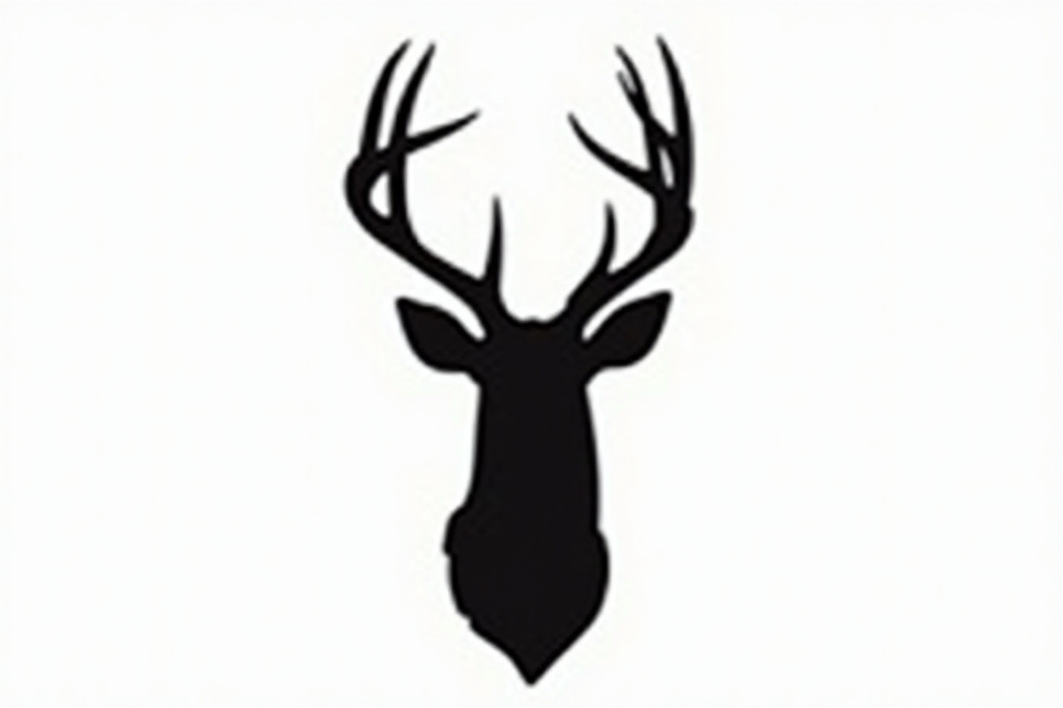 Deer Head Silhouette Vector Bundle,, an Illustration by Amazin_art (Photo 7 of 19)