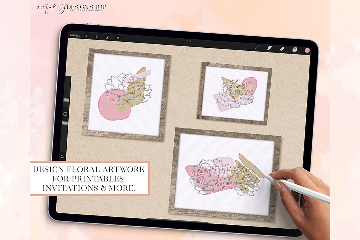 Procreate Cacti and Succulent Set, a Brush Add-On by My Fancy Design Shop (Photo 9 of 13)
