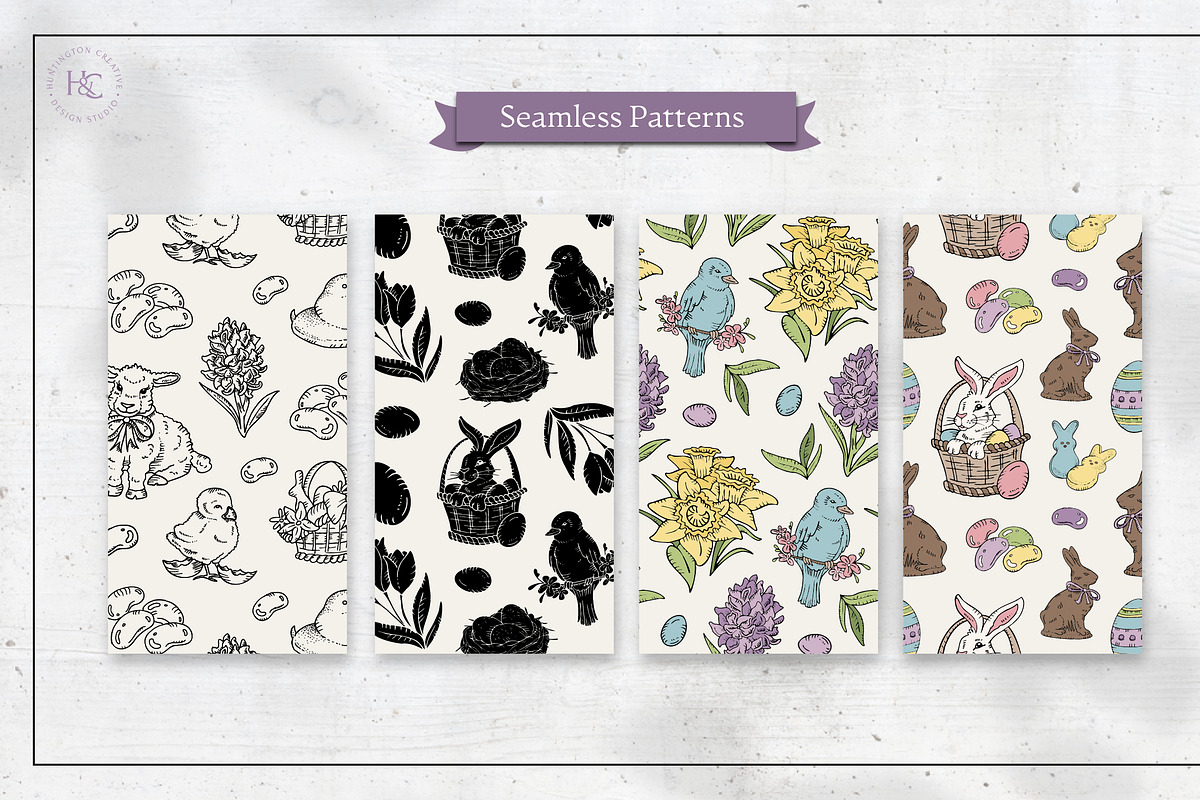 Hand Drawn Easter Seasonal Images, a Seasonal Illustration by H&C Drawings & Designs (Photo 11 of 15)
