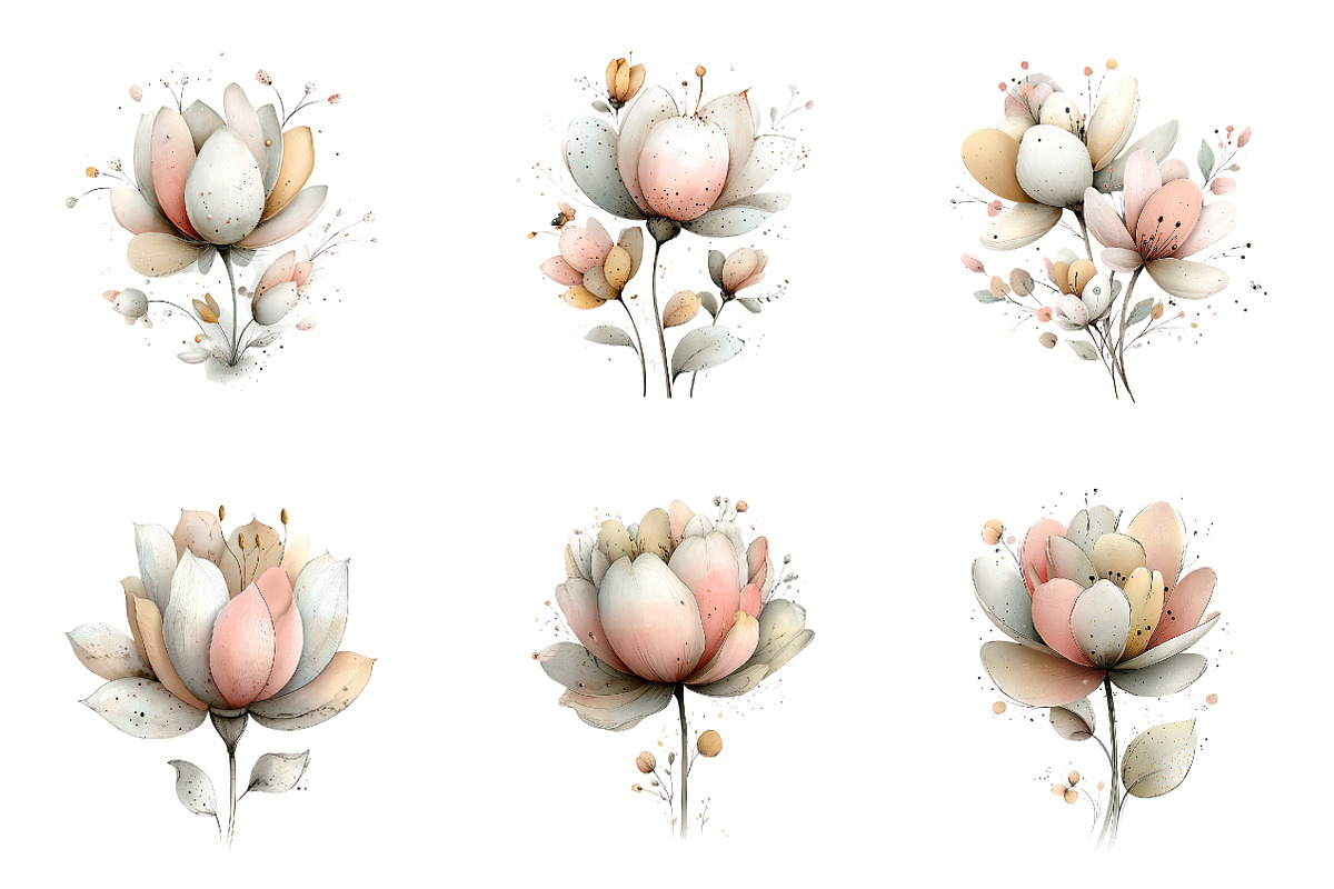 Whimsical spring tulip flower png, an Illustration by SinaCreation (Photo 4 of 11)