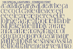 Staresso - Elegant Serif Font