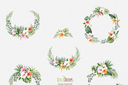 Tropical watercolor collection, a Decorative Illustration by ReachDreams (Thumbnail 4 of 6)
