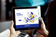 Modern flat design isometric concept, an iPhone Mockup by Creative Graphics (Thumbnail 13 of 14)