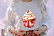 Watercolor Christmas Baking Clipart, an Illustration by designcity5 (Thumbnail 5 of 5)
