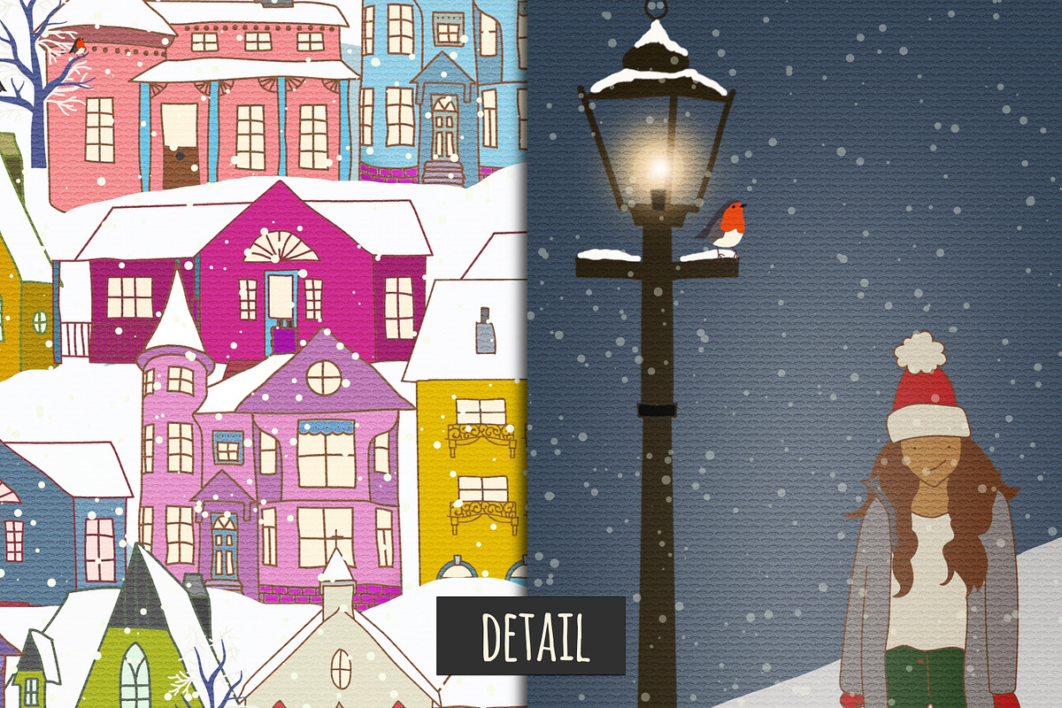 Winter digital paper, a Pattern Graphic by Paper Farms (Photo 3 of 3)