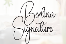 Berlina Signature | Script Font