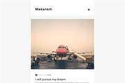 Mekansm - Minimalist Ghost Theme, a Websites & App Template by Malvouz (Thumbnail 1 of 2)