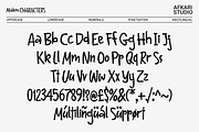 Malem - Natural Handwritten Display, a Handwritten Font by Afkari Studio (Thumbnail 4 of 11)
