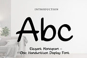 Elegant Monogram, a Handwritten Font by Wow Magic (Thumbnail 2 of 3)