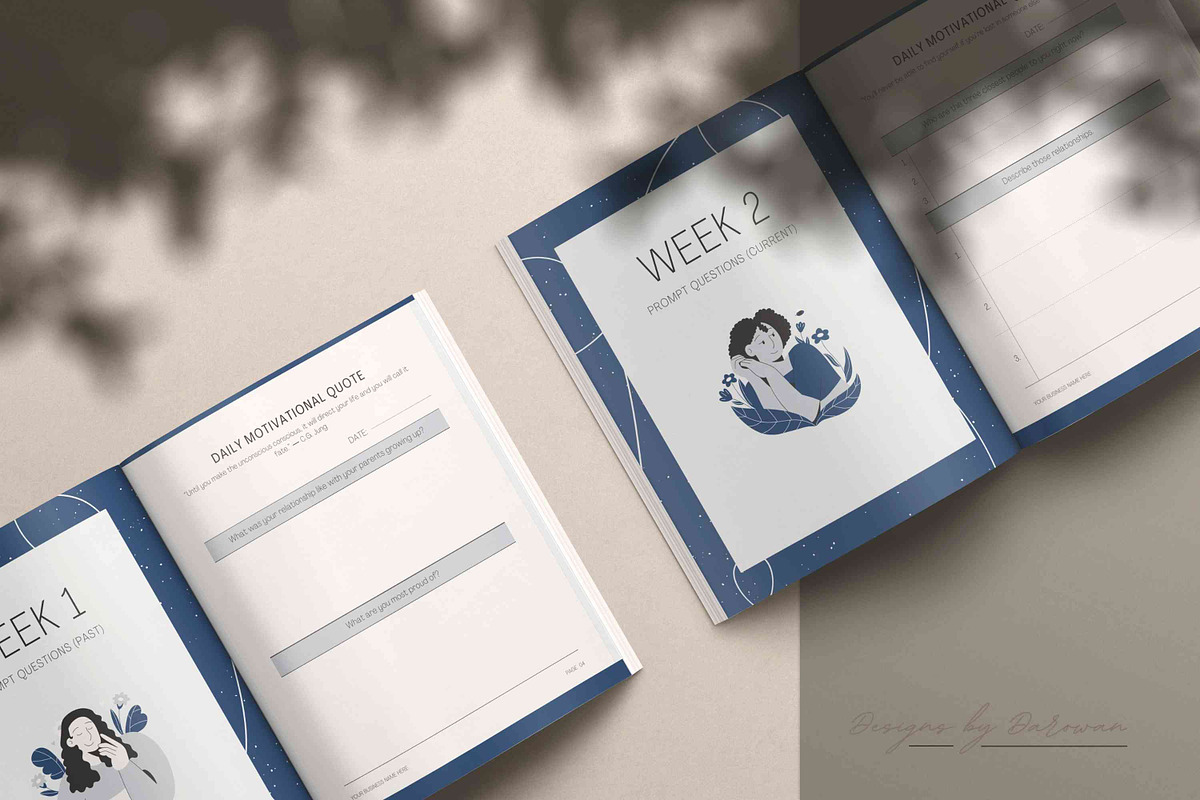 Self-Discovery Journal | Canva, a Magazine Template by Designs by Darowan (Photo 7 of 10)