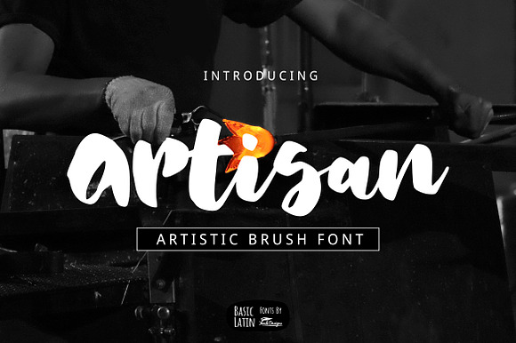 Artisan Brush Font preview 6